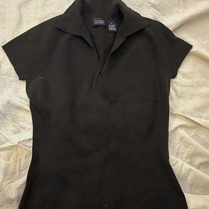 Vintage Hillard & Hanson black sweater top